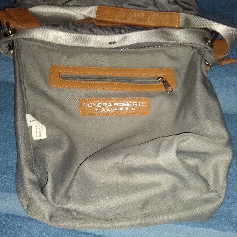 Sondra Roberts Squared nylon tote.
